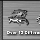 Various Chrome Badge Emblems