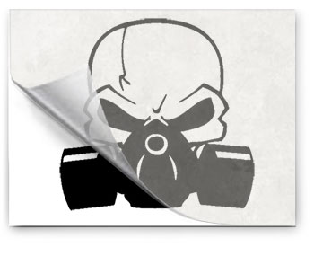 2D&nbsp;Vinyl Sticker Decals