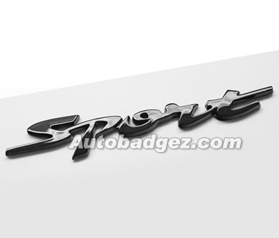 3D Chrome Adhesive Badge