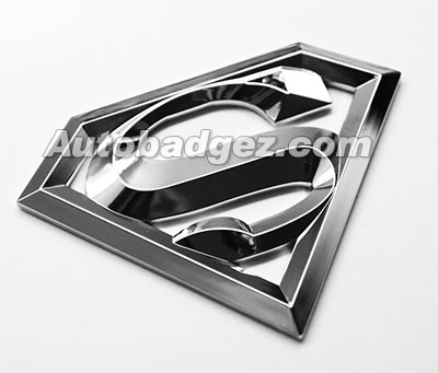 3D Chrome Adhesive Badge