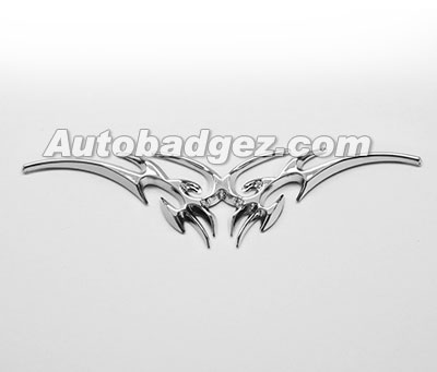 3D Chrome Adhesive Badge