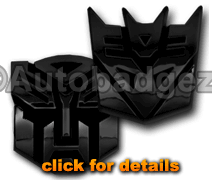 thumbnail image 2 of 2 Large Transformers Autobot Aluminum Badges / Emblems – Red 2 of 5